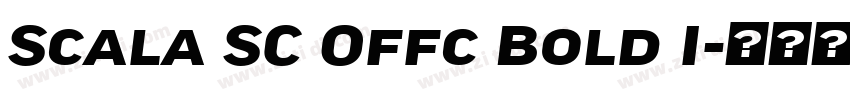 Scala SC Offc Bold I字体转换 Scala SC Offc Bold I字体转换